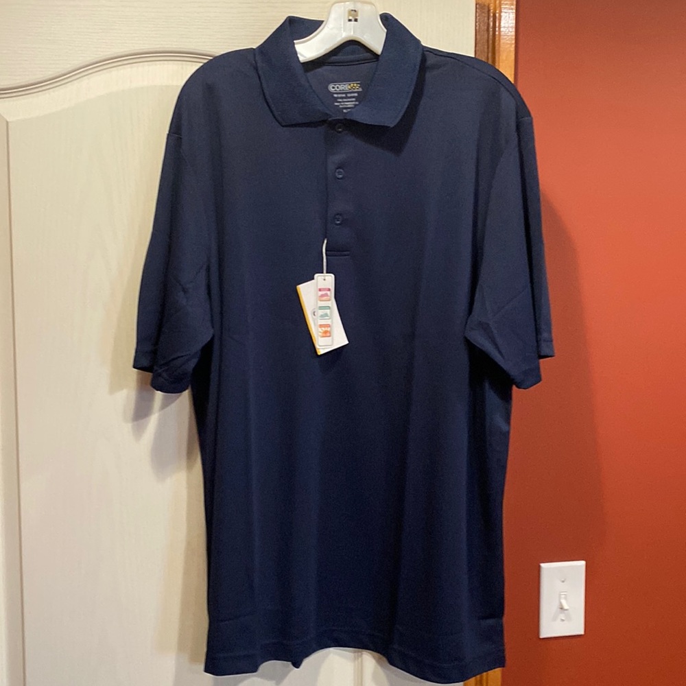 North End Core 365 Men’s XL navy blue golf shirt.